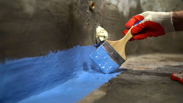 Commercial Waterproofing project at a Cockeysville, MD business property by SJ Waterproofing Pros
